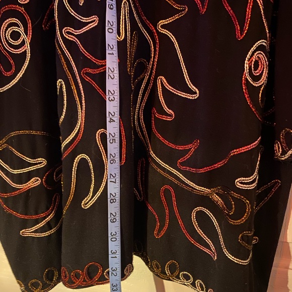 Plus Size A Line MIDI Dress with beautiful decoration. - Picture 3 of 6